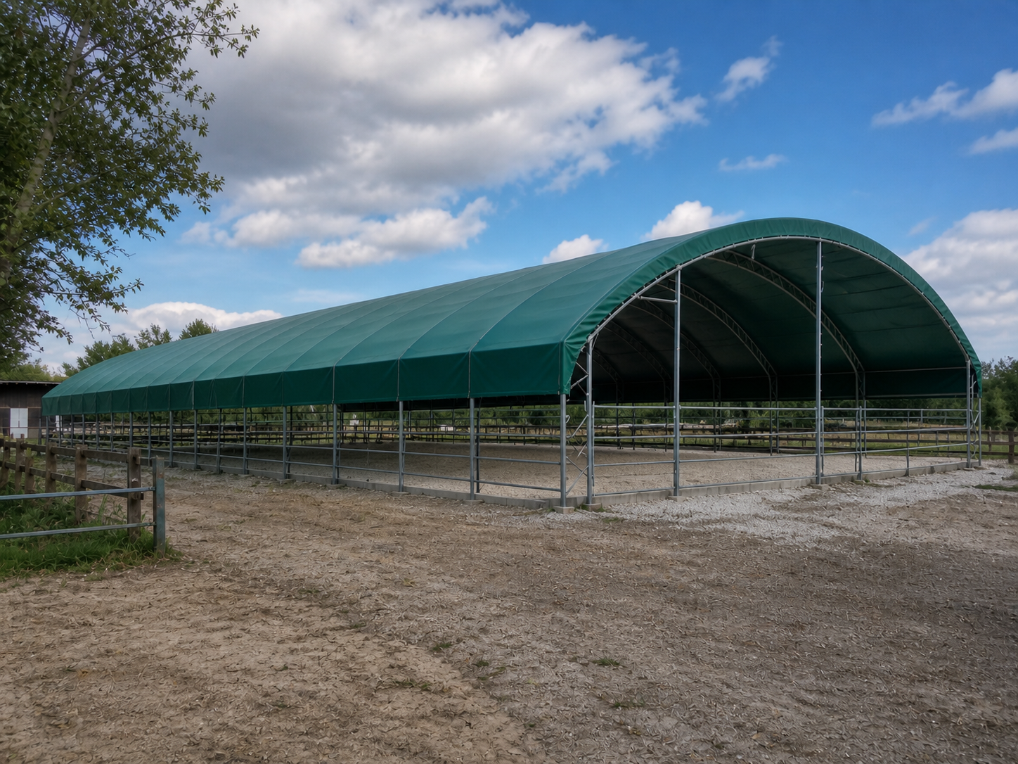 Reitplatzüberdachung 20 × 40 × 6,5 m