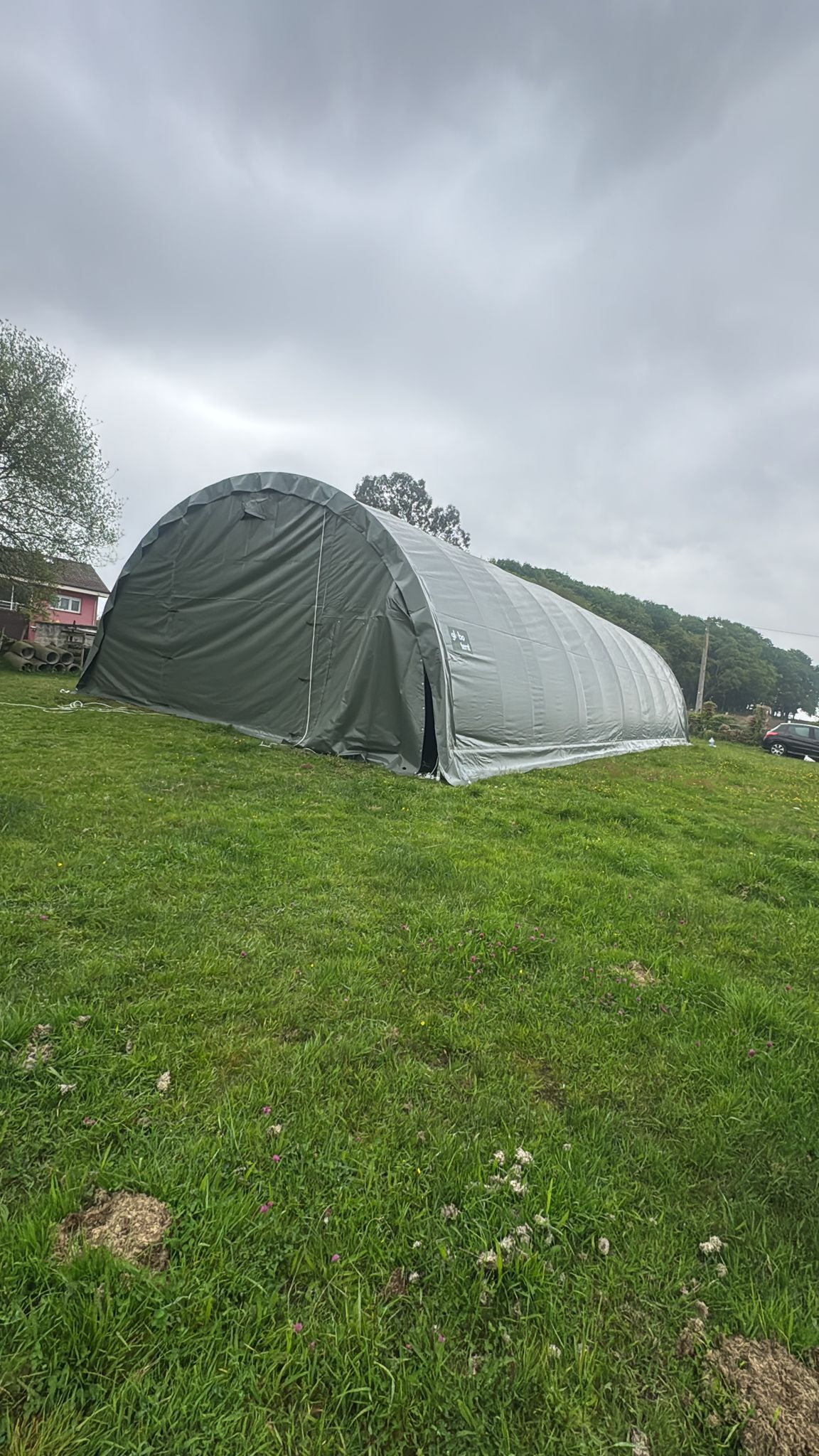 Rundbogenhalle 12,20 × 24 × 6,10 m