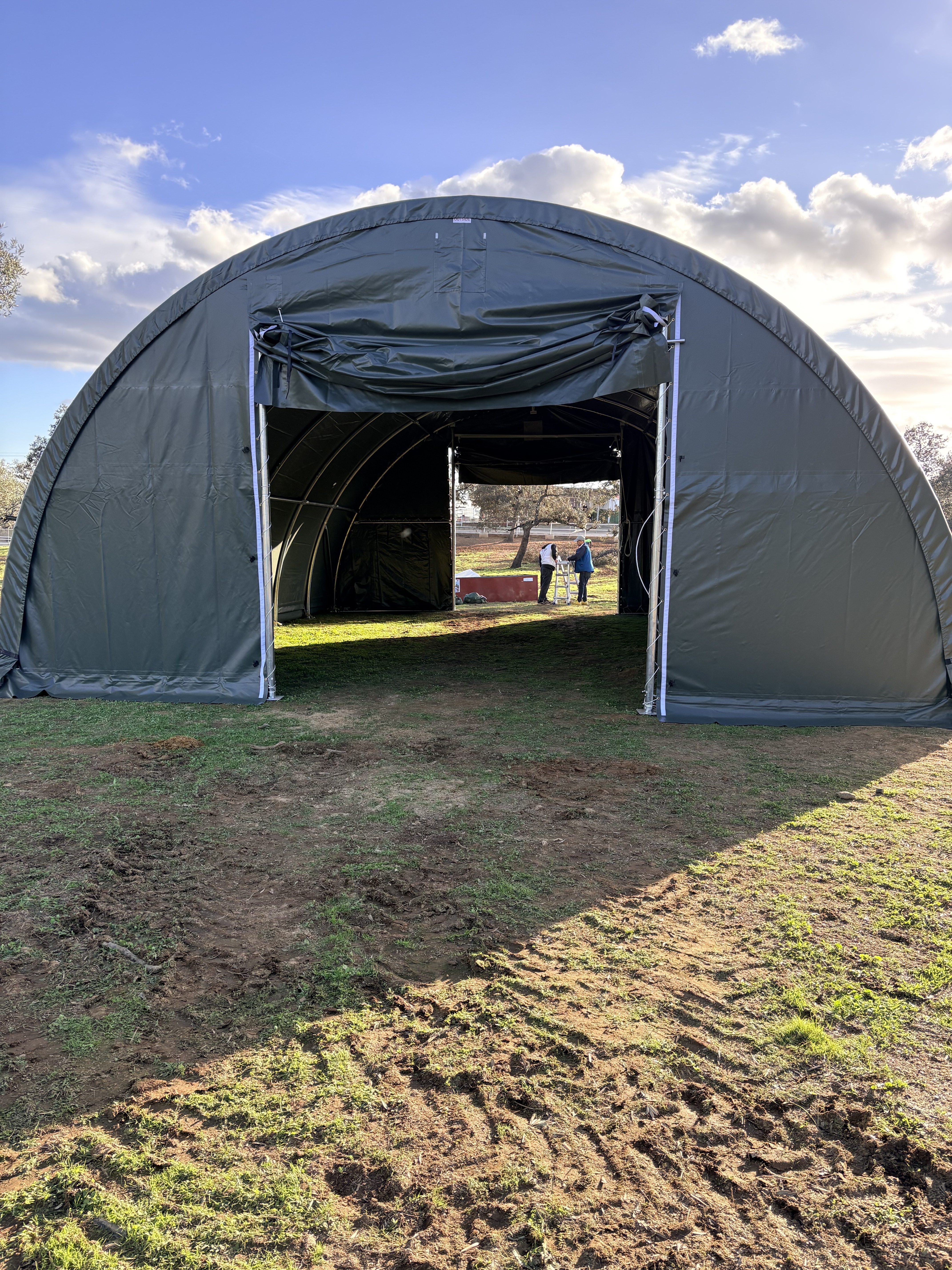 Rundbogenhalle 9,15 × 12 × 4,50 m