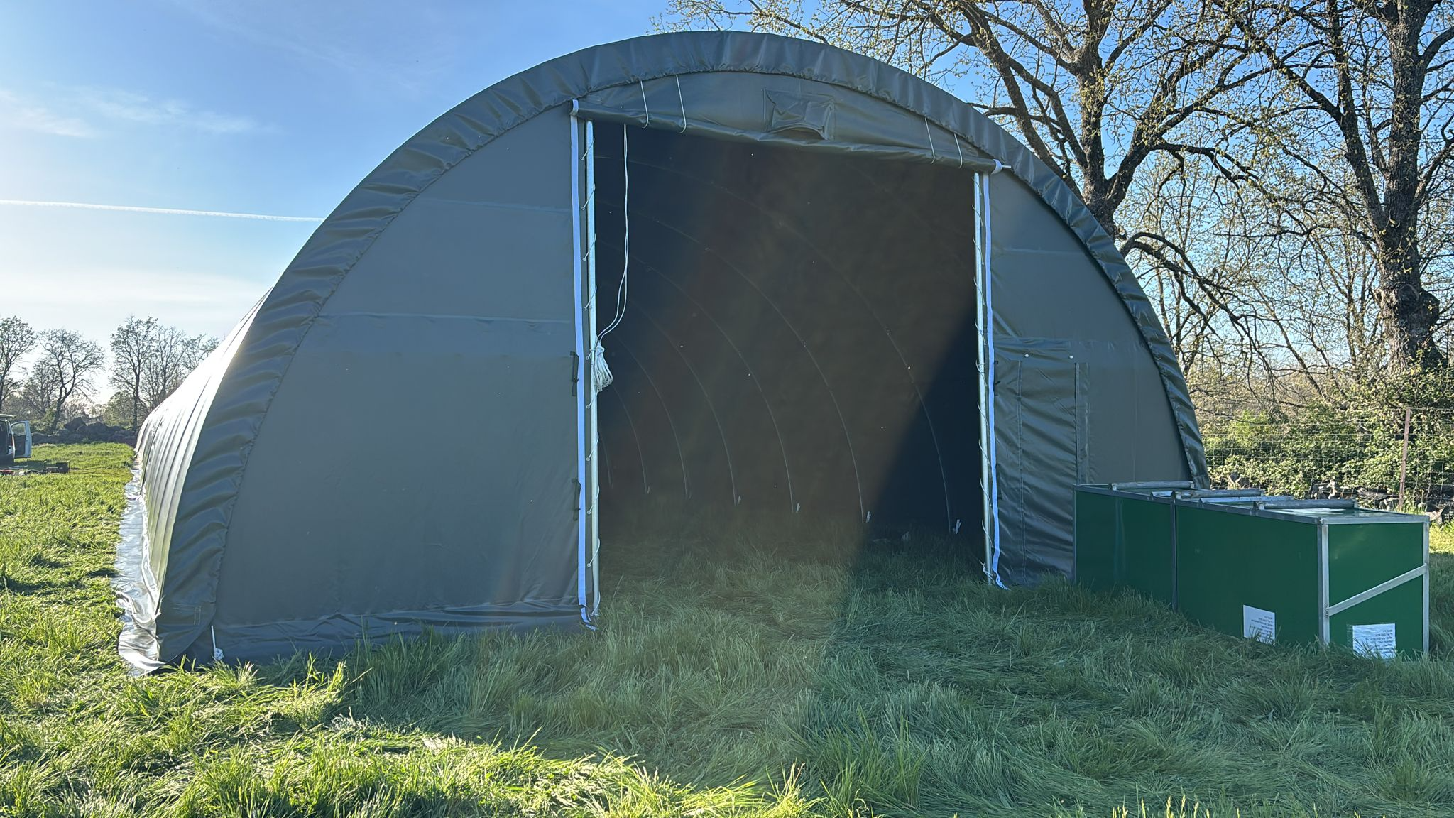 Rundbogenhalle 9,15 × 20 × 4,50 m Ansicht 4