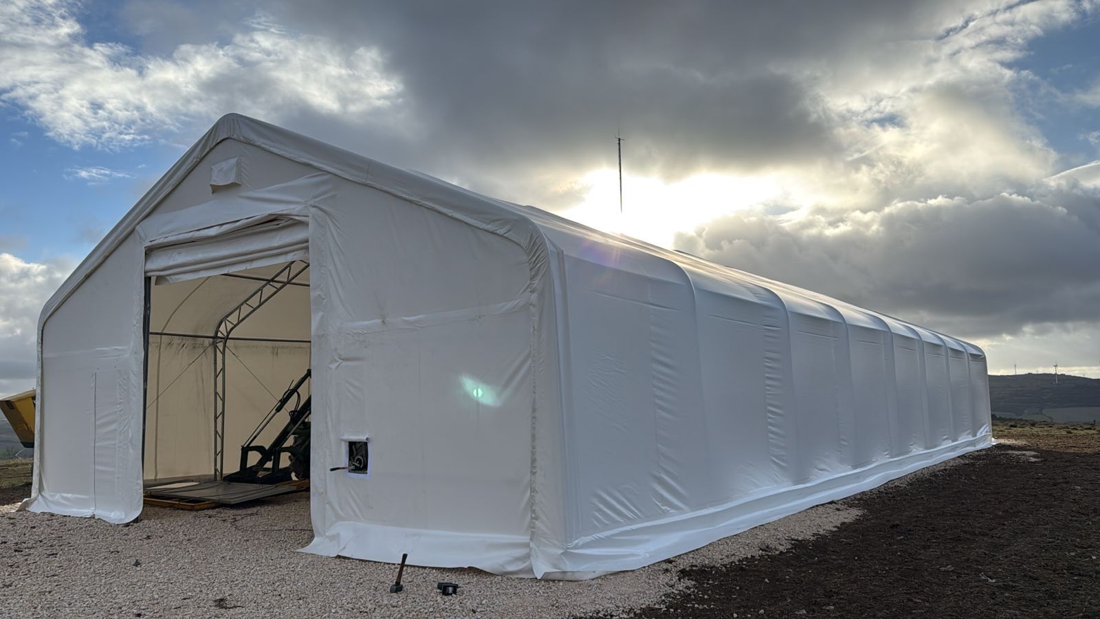 Satteldachhalle 10 × 24 × 5,20 m