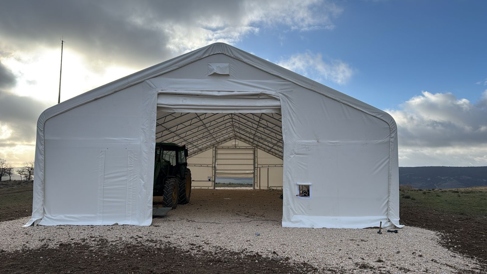 Satteldachhalle 10 × 24 × 5,20 m Ansicht 5