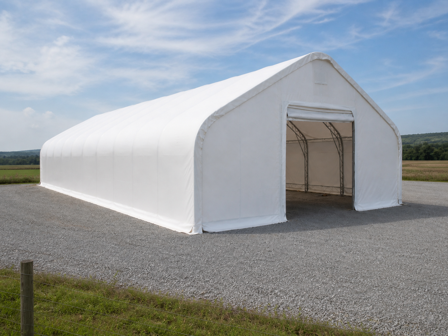 Satteldachhalle 10 × 30 × 5,20 m