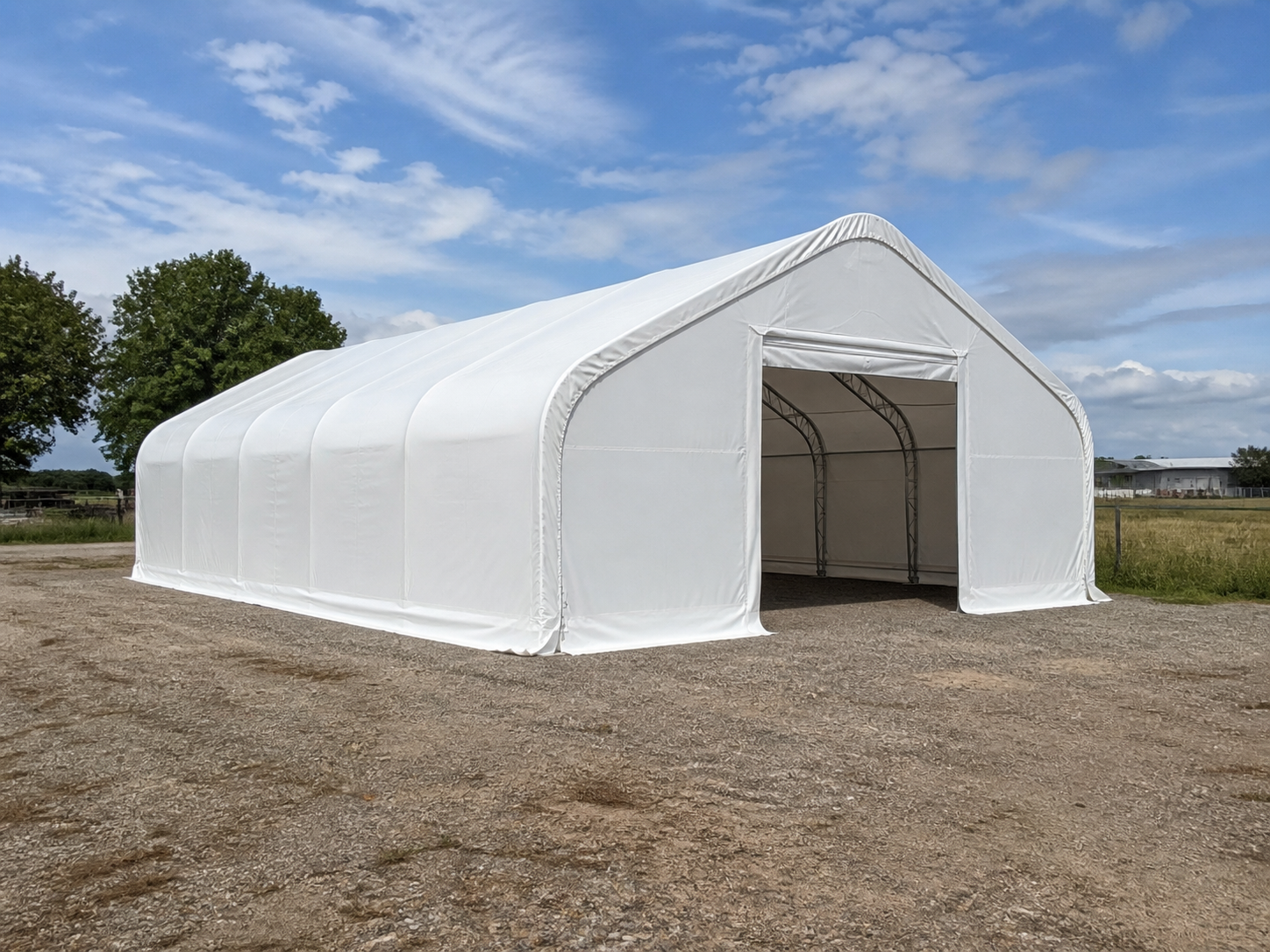 Satteldachhalle 12,20 × 18 × 6,40 m