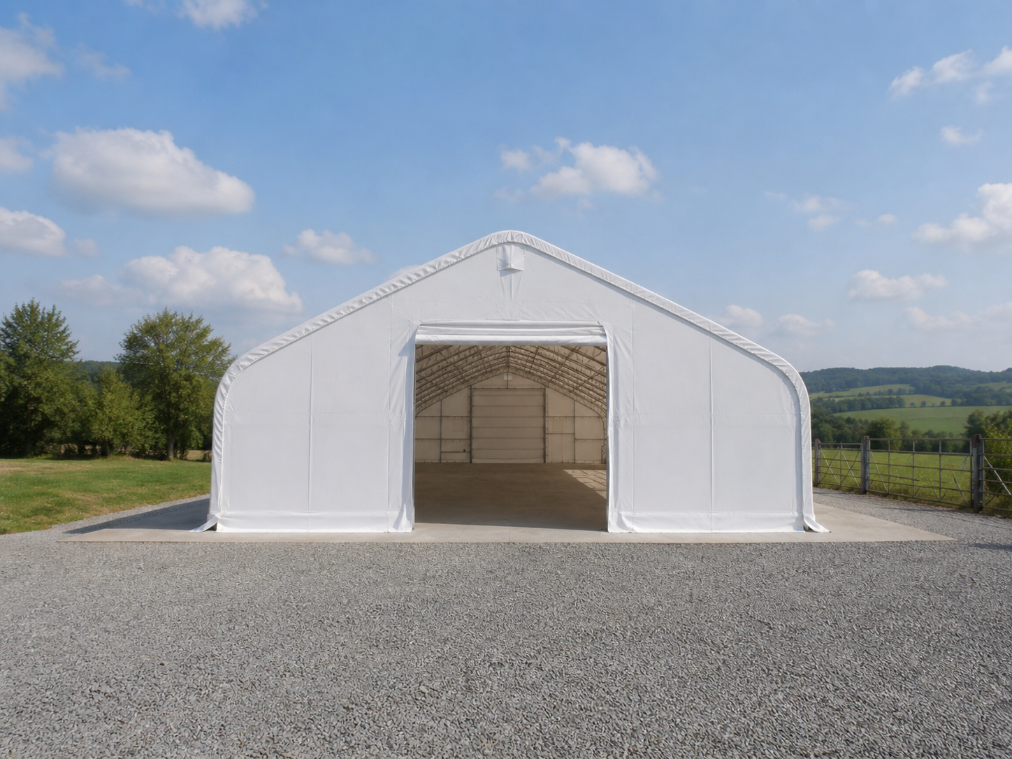 Satteldachhalle 12,20 × 24 × 6,40 m