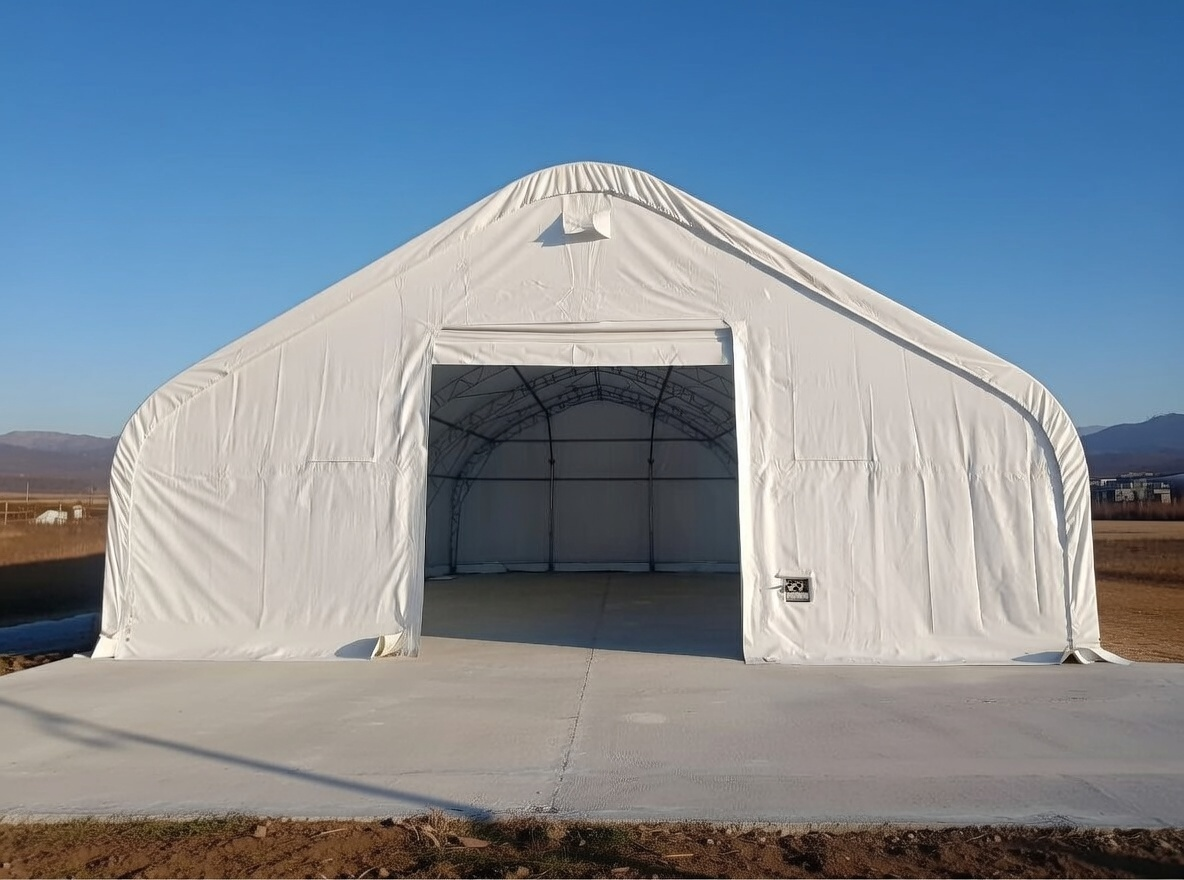 Satteldachhalle 12,20 × 30 × 6,40 m Ansicht 4