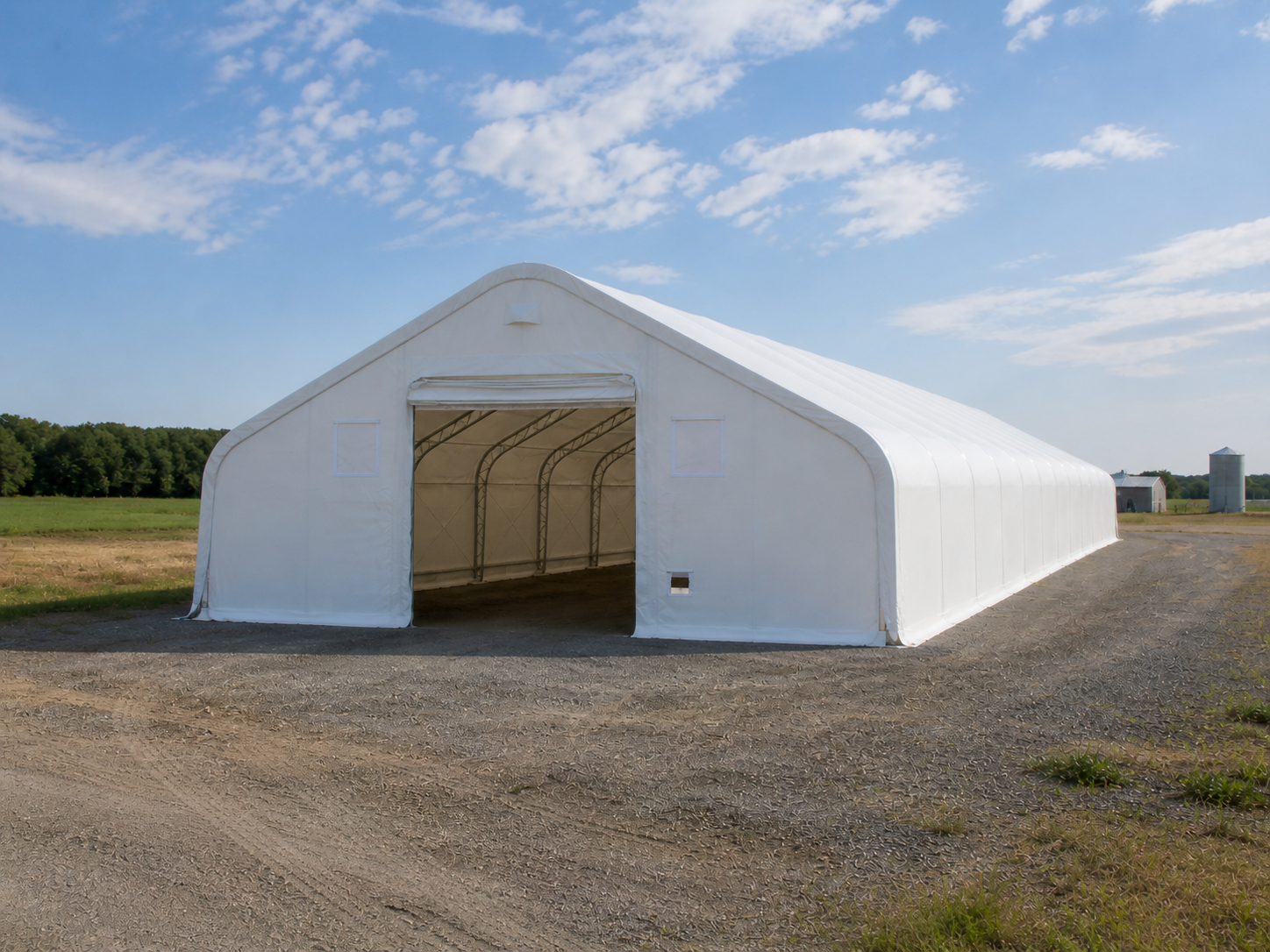 Satteldachhalle 15,35 × 40 × 7,10 m