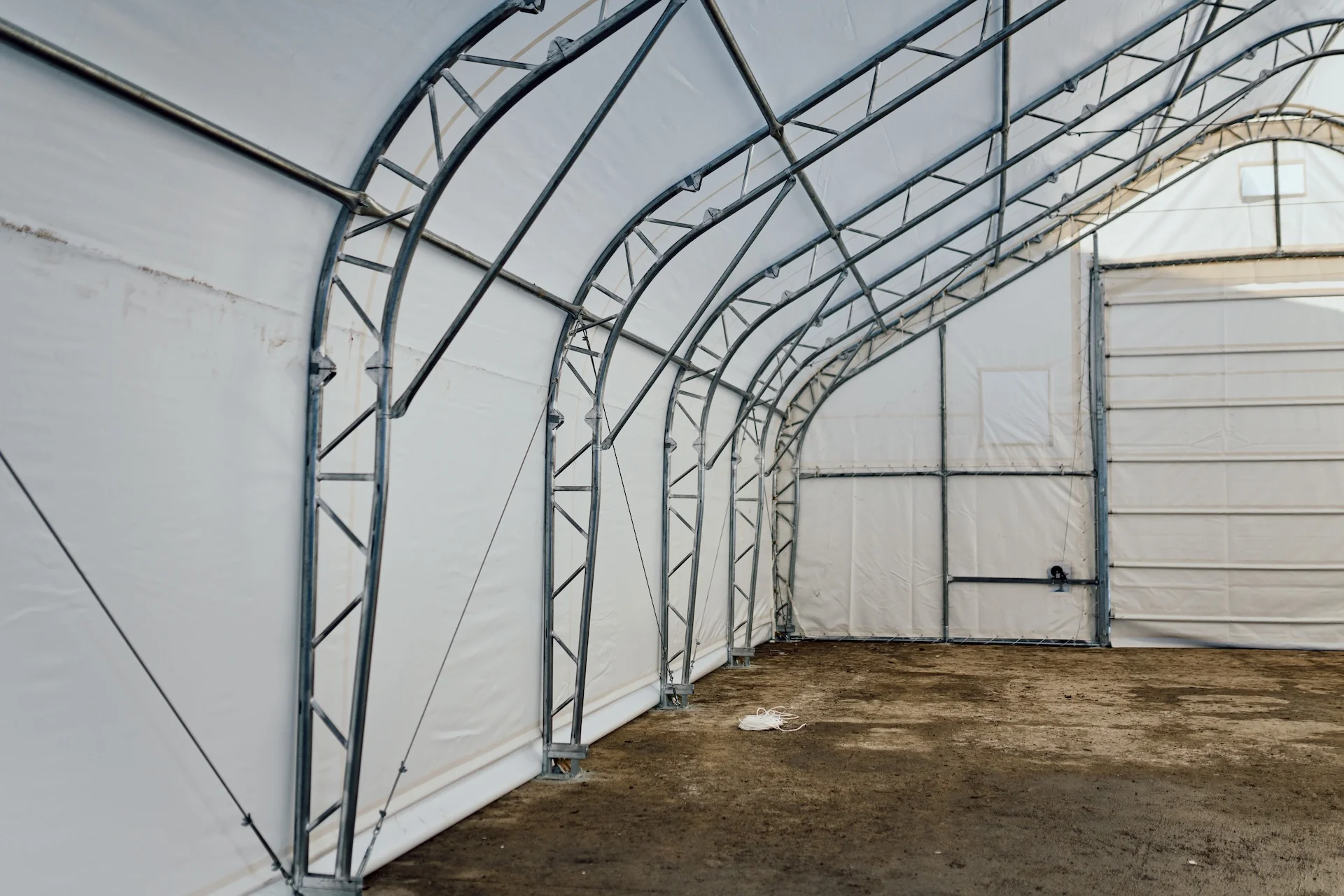 Satteldachhalle 8 × 18,30 × 5,20 m Ansicht 3