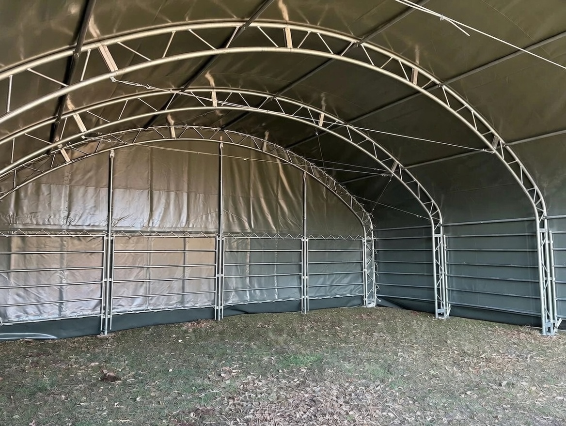 Weidezelt 10 × 10 × 4,50 m Ansicht 3