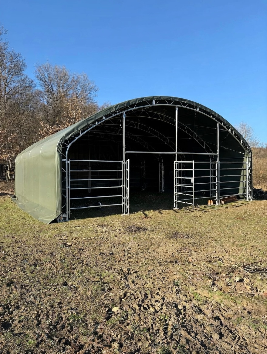 Weidezelt 10 × 10 × 4,50 m Ansicht 5