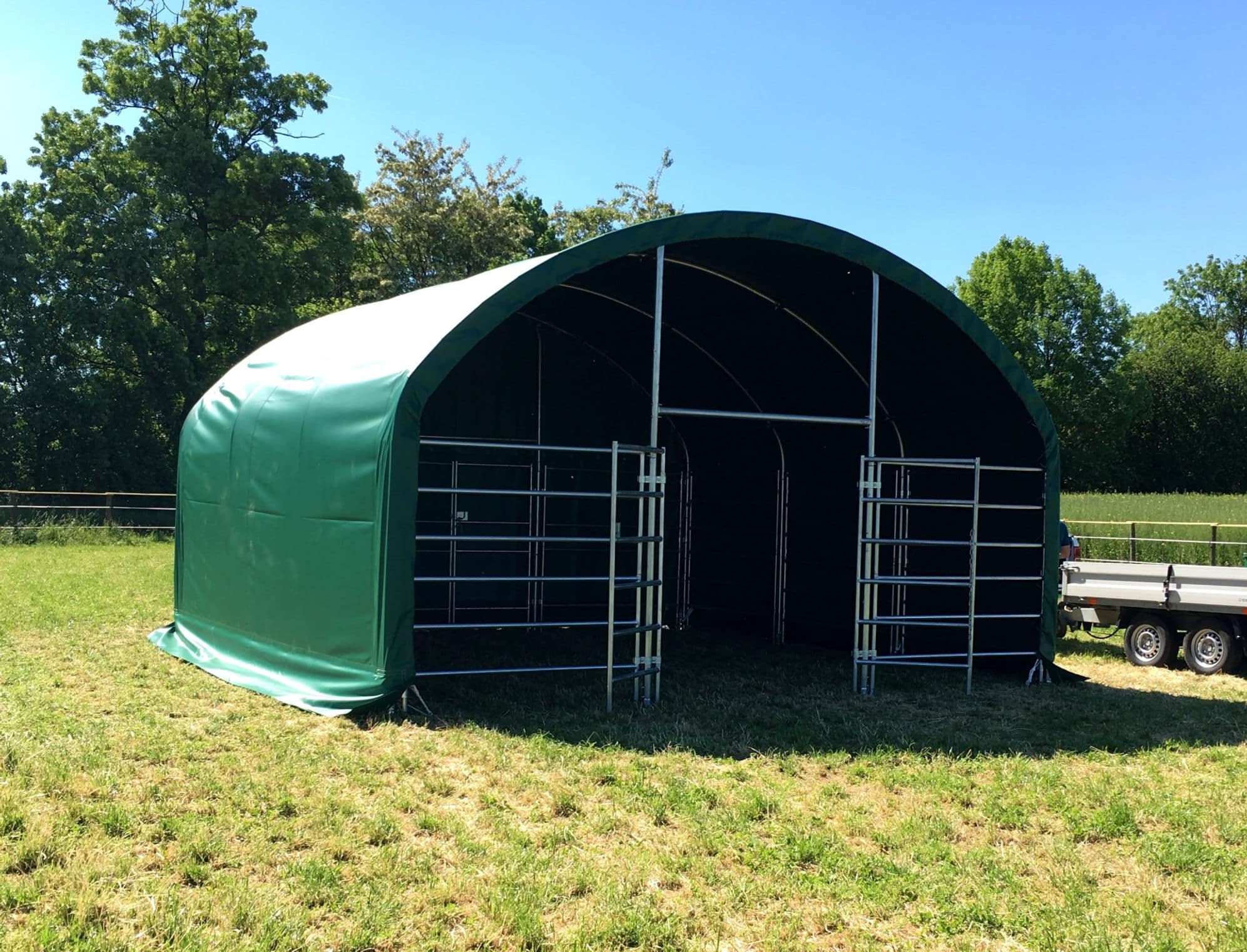 Weidezelt 8 × 8 × 4 m