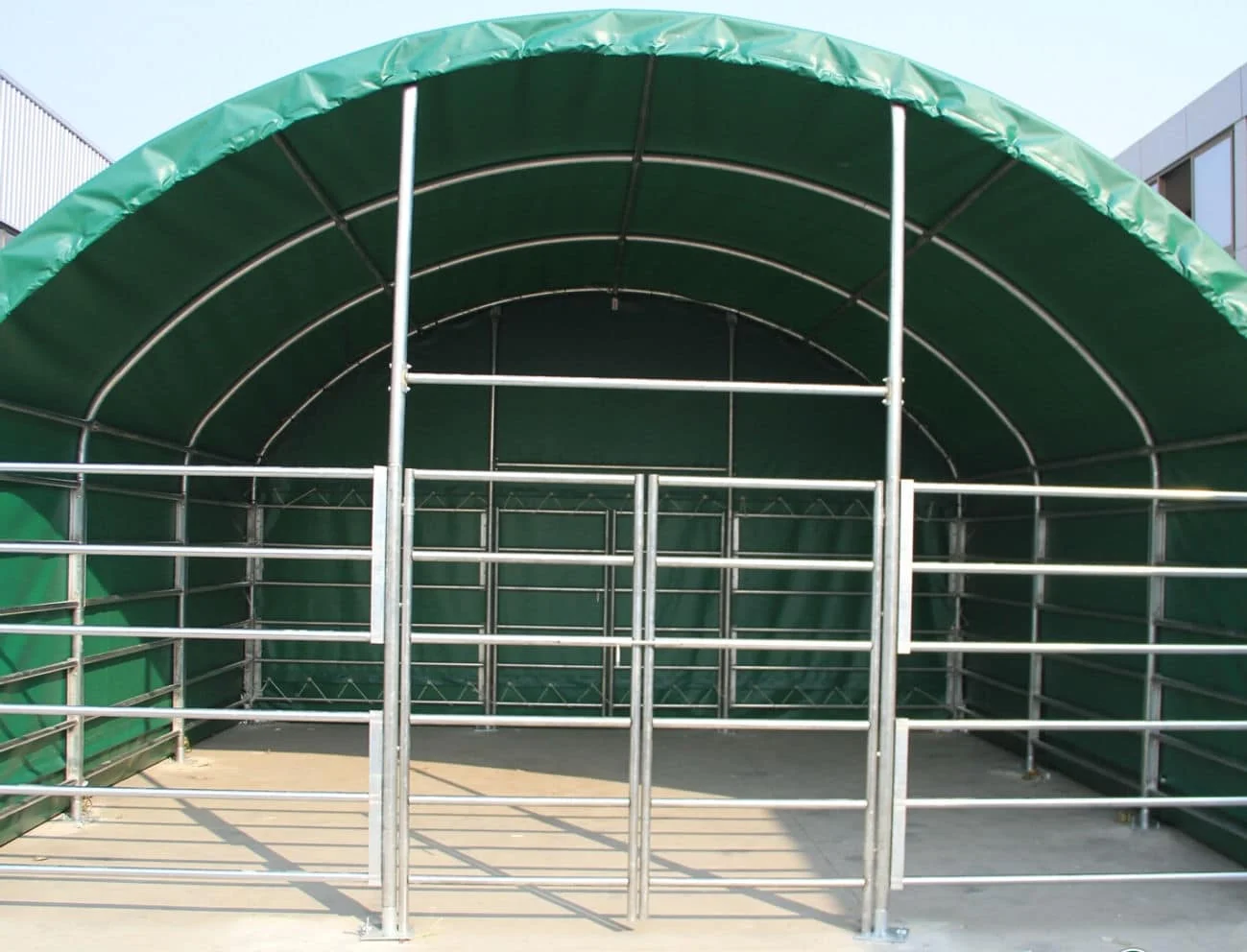 Weidezelt 8 × 8 × 4 m Ansicht 2
