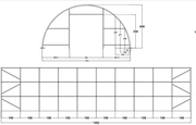 Arched Shelter 20x9,15x4,50